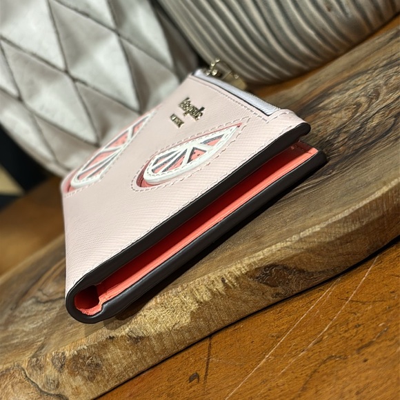 Kate Spade Novelty Tini Embellished Small Slim Bifold Wallet Spritz NWOT - Picture 9 of 16